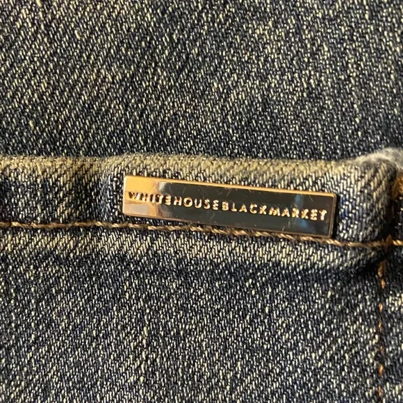 White House Black Market High Rise Blue Jeans - Picture 3 of 5